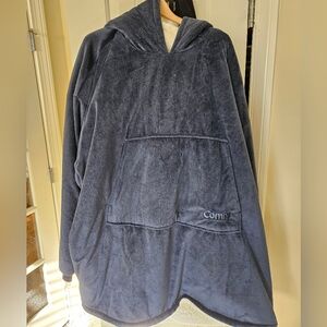 The Comfy sherpa lined hoodie in blue Size (XL-2XL)